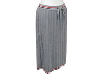画像をギャラリービューアに読み込む, 極美品 THOM BROWNE トムブラウン 22SS プリーツ スカート FKK096A Y3009055 コットン グレー サイズ36 中古 4c070806