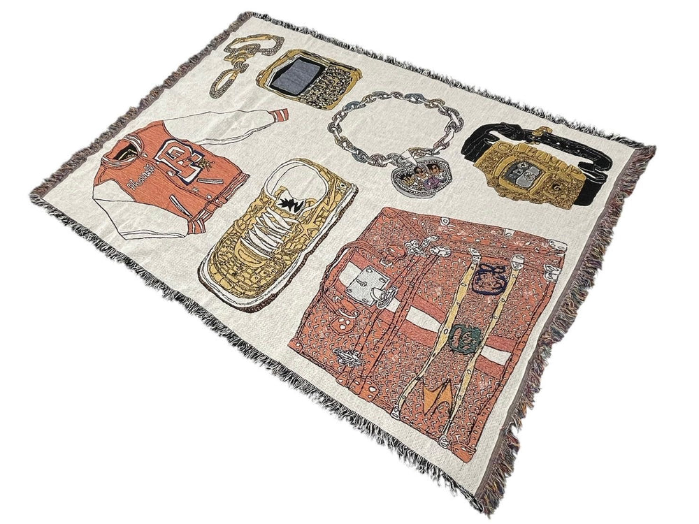 新品未使用 JOOPITER ジュピター Son of a Pharaoh Exhibition Throw ラグ ファレルウィリアムス マルチカラー 中古 4c070817