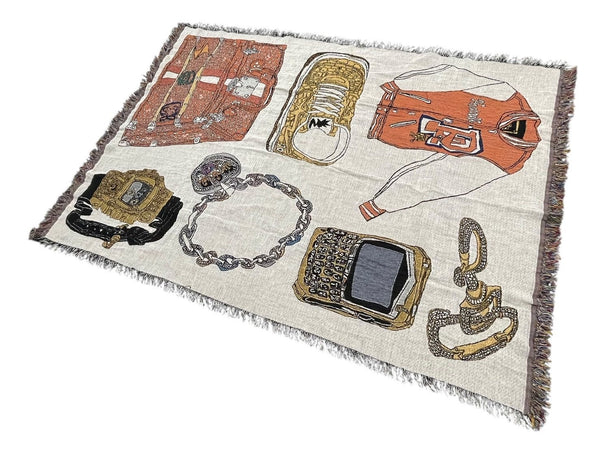 New and unused JOOPITER Son of a Pharaoh Exhibition Throw Rug Pharrell Williams Multicolor Used 4c070817