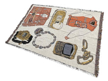 画像をギャラリービューアに読み込む, 新品未使用 JOOPITER ジュピター Son of a Pharaoh Exhibition Throw ラグ ファレルウィリアムス マルチカラー 中古 4c070817