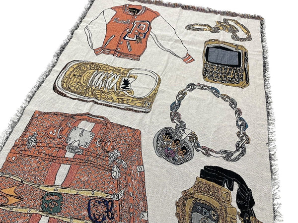 New and unused JOOPITER Son of a Pharaoh Exhibition Throw Rug Pharrell Williams Multicolor Used 4c070817