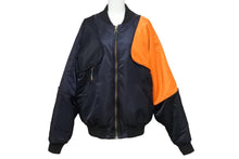 Load image into Gallery viewer, KAPITAL キャピタル SHAM BOMBER JACKET シャムボンバー ジャケット MA-1 K2110LJ070 ブラック オレンジ サイズ3 美品 中古 4c070824