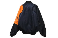 Load image into Gallery viewer, KAPITAL キャピタル SHAM BOMBER JACKET シャムボンバー ジャケット MA-1 K2110LJ070 ブラック オレンジ サイズ3 美品 中古 4c070824