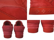 Load image into Gallery viewer, LOUIS VUITTON × KANYE WEST ルイヴィトン × カニエウエストドンズ スニーカー 靴 レッド サイズ8.5 中古 4c070826