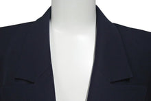 画像をギャラリービューアに読み込む, 極美品 CHANEL シャネル 96C クロップド ダブルブレストジャケット P06257V03888 ウール ネイビー サイズ36 中古 4c070827