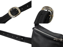 画像をギャラリービューアに読み込む, CHROME HEARTS クロムハーツ タイニー ソフトショルダーバッグ ダガージップ クロスボール ブラック シルバー925 レザー 美品 中古 4c070836