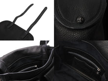 画像をギャラリービューアに読み込む, CHROME HEARTS クロムハーツ タイニー ソフトショルダーバッグ ダガージップ クロスボール ブラック シルバー925 レザー 美品 中古 4c070836