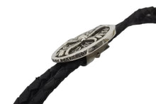 画像をギャラリービューアに読み込む, CHROME HEARTS クロムハーツ ボロ タイニークラシック オーバルループタイ パヴェダイヤ 重量約52.6g 全長約109cm 美品 中古 4c070838
