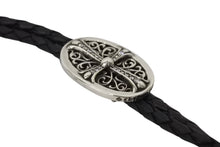 画像をギャラリービューアに読み込む, CHROME HEARTS クロムハーツ ボロ タイニークラシック オーバルループタイ パヴェダイヤ 重量約52.6g 全長約109cm 美品 中古 4c070838