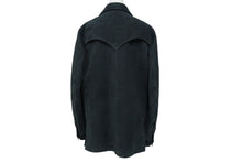 画像をギャラリービューアに読み込む, 極美品 CHROME HEARTS クロムハーツ ハンティングジャケット サイズM クローボタン ブラック系 ヌバック シルバー925 中古 4c070841