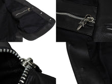 画像をギャラリービューアに読み込む, CHROME HEARTS クロムハーツ BSフレアボタン インペリアル レザーベスト サイズM ブラック シルバー925 カーフレザー 美品 中古 4c070842