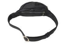 画像をギャラリービューアに読み込む, CHROME HEARTS クロムハーツ プレーンスナットパック #3 ボディバッグ ダガージップ ブラック レザー シルバー925 美品 中古 4c070843