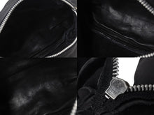 画像をギャラリービューアに読み込む, CHROME HEARTS クロムハーツ プレーンスナットパック #3 ボディバッグ ダガージップ ブラック レザー シルバー925 美品 中古 4c070843