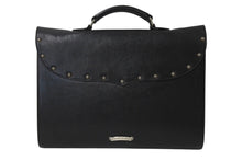 画像をギャラリービューアに読み込む, CHROME HEARTS クロムハーツ ガンスリンガー ブリーフケース ビジネスバッグ クロスボール ダガージップ シルバー925 美品 中古 4c070844