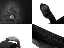 画像をギャラリービューアに読み込む, CHROME HEARTS クロムハーツ ガンスリンガー ブリーフケース ビジネスバッグ クロスボール ダガージップ シルバー925 美品 中古 4c070844