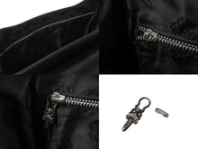 画像をギャラリービューアに読み込む, CHROME HEARTS クロムハーツ ガンスリンガー ブリーフケース ビジネスバッグ クロスボール ダガージップ シルバー925 美品 中古 4c070844