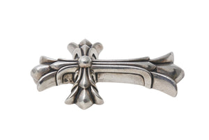 CHROME HEARTS クロムハーツ ダブルCHクロスペンダント ラージ ペンダントトップ 重量約106.3g シルバー925 美品 中古 4c070846