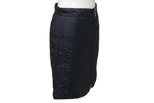 画像をギャラリービューアに読み込む, CHROME HEARTS クロムハーツ ダブルジップ キルティング クロスパッチ ナイロンスカート サイズS ダガージップ ブラック 美品 中古 4c070850