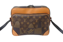 Load image into Gallery viewer, LOUIS VUITTON ルイヴィトン ナイルメッセンジャー PM ショルダーバッグ ダミエジャイアント NIGO N40359 ブラウン 美品 中古 4c070883