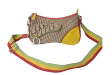 Load image into Gallery viewer, Christian Dior クリスチャン ディオール Rasta Trotter Saddle Shoulder Bag 2004 ラスタトロッターサドルショルダーバッグ 美品 中古 4c070884