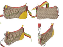 画像をギャラリービューアに読み込む, Christian Dior クリスチャン ディオール Rasta Trotter Saddle Shoulder Bag 2004 ラスタトロッターサドルショルダーバッグ 美品 中古 4c070884