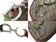 画像をギャラリービューアに読み込む, Christian Dior クリスチャン ディオール Rasta Trotter Saddle Shoulder Bag 2004 ラスタトロッターサドルショルダーバッグ 美品 中古 4c070884