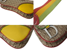 Load image into Gallery viewer, Christian Dior クリスチャン ディオール Rasta Trotter Saddle Shoulder Bag 2004 ラスタトロッターサドルショルダーバッグ 美品 中古 4c070884