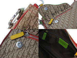 Christian Dior クリスチャン ディオール Rasta Trotter Saddle Shoulder Bag 2004 ラスタトロッターサドルショルダーバッグ 美品 中古 4c070884