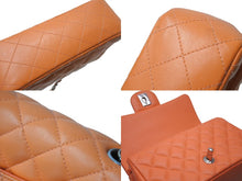 画像をギャラリービューアに読み込む, 極美品 CHANEL シャネル 横長 20cm ショルダーバッグ A69900 31番台 ミニマトラッセショルダーチェーン オレンジ ラムスキン 中古 4c070888
