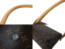 画像をギャラリービューアに読み込む, LOUIS VUITTON ルイヴィトン モノグラム ミニルーピング ショルダーバッグ M51147 PVC レザー ブラウン 美品 中古 4c070900