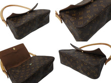 画像をギャラリービューアに読み込む, LOUIS VUITTON ルイヴィトン モノグラム ミニルーピング ショルダーバッグ M51147 PVC レザー ブラウン 美品 中古 4c070900