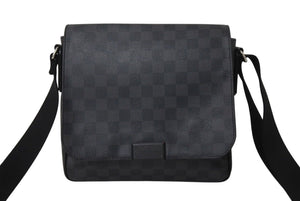 LOUIS VUITTON ルイヴィトン ディストリクトPM ショルダーバッグ N41260 ダミエグラフィット 美品 中古 4c070902