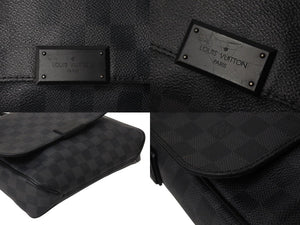 LOUIS VUITTON ルイヴィトン ディストリクトPM ショルダーバッグ N41260 ダミエグラフィット 美品 中古 4c070902