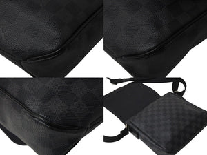 LOUIS VUITTON ルイヴィトン ディストリクトPM ショルダーバッグ N41260 ダミエグラフィット 美品 中古 4c070902