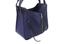 画像をギャラリービューアに読み込む, 極美品 LOEWE ロエベ ハンモックバッグ スモール ハンドバッグ 10894442 ブラウン ソフトグレインカーフ シルバー金具 中古 4c070903