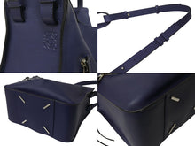 画像をギャラリービューアに読み込む, 極美品 LOEWE ロエベ ハンモックバッグ スモール ハンドバッグ 10894442 ブラウン ソフトグレインカーフ シルバー金具 中古 4c070903