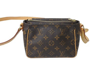 Load image into Gallery viewer, LOUIS VUITTON ルイヴィトン ショルダーバッグ M51165 ヴィバシテPM ブラウン モノグラム ゴールド金具 美品 中古 4c070913