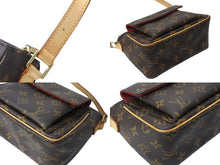 Load image into Gallery viewer, LOUIS VUITTON ルイヴィトン ショルダーバッグ M51165 ヴィバシテPM ブラウン モノグラム ゴールド金具 美品 中古 4c070913