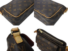 Load image into Gallery viewer, LOUIS VUITTON ルイヴィトン ショルダーバッグ M51165 ヴィバシテPM ブラウン モノグラム ゴールド金具 美品 中古 4c070913