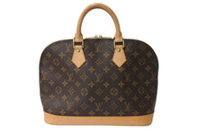 画像をギャラリービューアに読み込む, LOUIS VUITTON ルイ ヴィトン アルマPM ハンドバッグ M51130 モノグラム PVC ブラウン ゴールド金具 美品 中古 4c070914