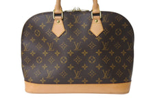 Load image into Gallery viewer, LOUIS VUITTON ルイ ヴィトン アルマPM ハンドバッグ M51130 モノグラム PVC ブラウン ゴールド金具 美品 中古 4c070914