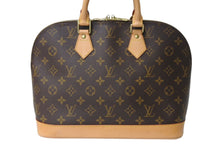 画像をギャラリービューアに読み込む, LOUIS VUITTON ルイ ヴィトン アルマPM ハンドバッグ M51130 モノグラム PVC ブラウン ゴールド金具 美品 中古 4c070914