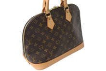 画像をギャラリービューアに読み込む, LOUIS VUITTON ルイ ヴィトン アルマPM ハンドバッグ M51130 モノグラム PVC ブラウン ゴールド金具 美品 中古 4c070914