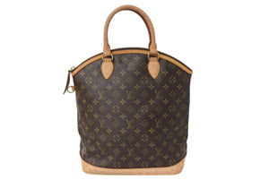 LOUIS VUITTON ルイヴィトン モノグラム ロックイット ハンドバッグ M40102 PVCコーティングキャンバス ヌメ革 美品 中古 4c070917