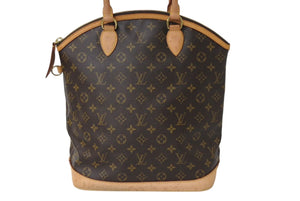 LOUIS VUITTON ルイヴィトン モノグラム ロックイット ハンドバッグ M40102 PVCコーティングキャンバス ヌメ革 美品 中古 4c070917