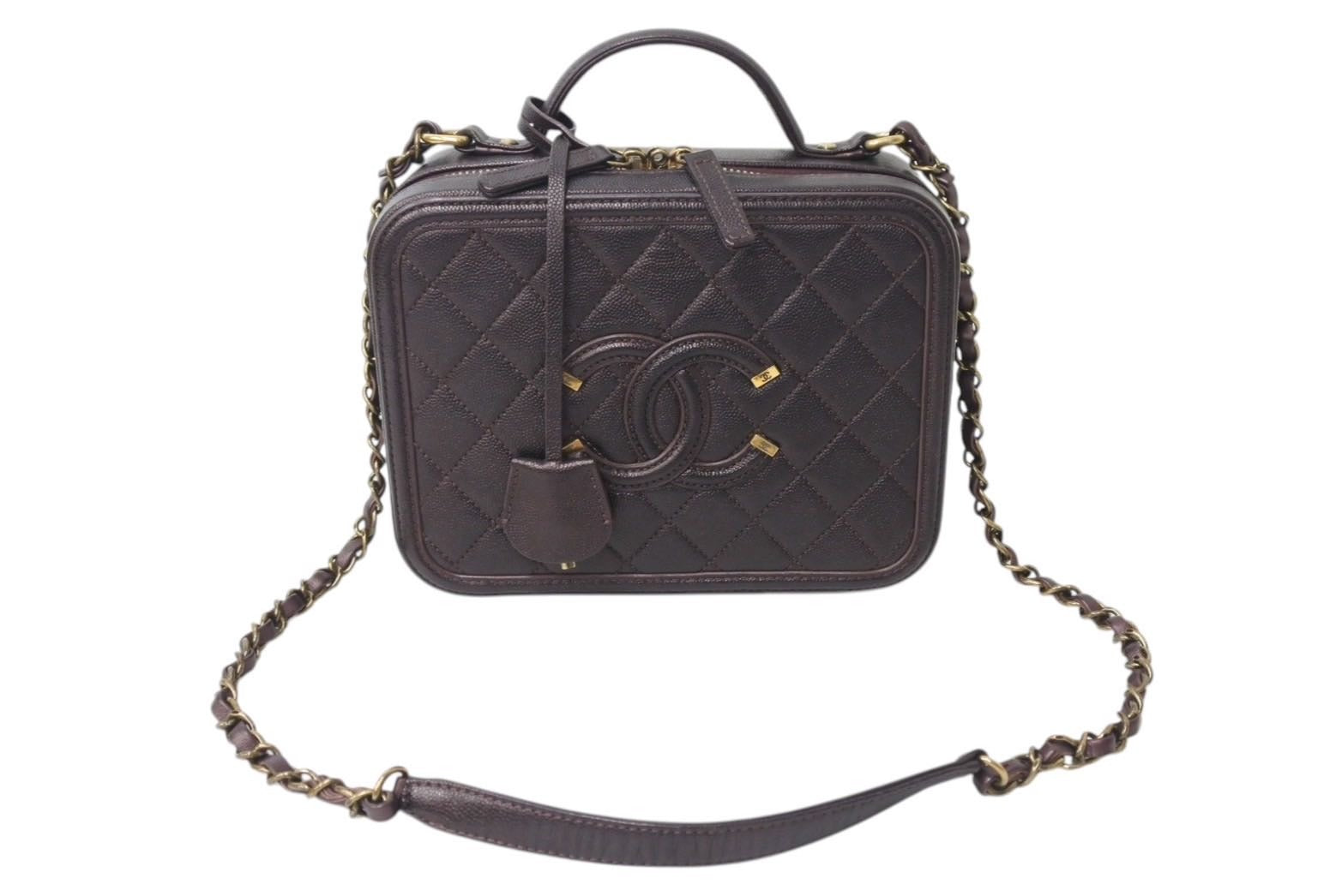 極美品 CHANEL シャネル マトラッセ 2WAY バニティ チェーンショルダー