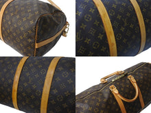 Load image into Gallery viewer, LOUIS VUITTON ルイヴィトン キーポルバンドリエール55 ボストンバッグ M41414 モノグラム PVC レザー ブラウン 美品 中古 4c070931