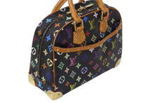 Load image into Gallery viewer, LOUIS VUITTON ルイヴィトン トゥルーヴィル ハンドバッグ M92662 村上隆 モノグラム マルチカラー ブラック ゴールド金具 美品 中古 4c070932