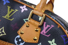 Load image into Gallery viewer, LOUIS VUITTON ルイヴィトン トゥルーヴィル ハンドバッグ M92662 村上隆 モノグラム マルチカラー ブラック ゴールド金具 美品 中古 4c070932