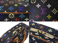 Load image into Gallery viewer, LOUIS VUITTON ルイヴィトン トゥルーヴィル ハンドバッグ M92662 村上隆 モノグラム マルチカラー ブラック ゴールド金具 美品 中古 4c070932